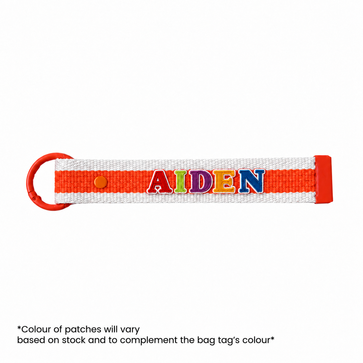 LPS Bag Tag - Orange Stripes