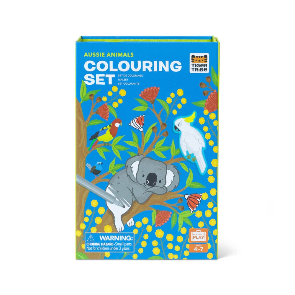 Colouring Set in Aussie Animals by Tiger Tribe