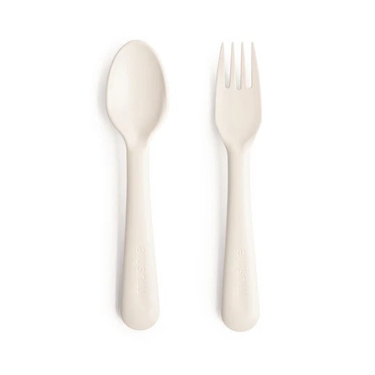 Fork & Spoon in Ivory by Mushie