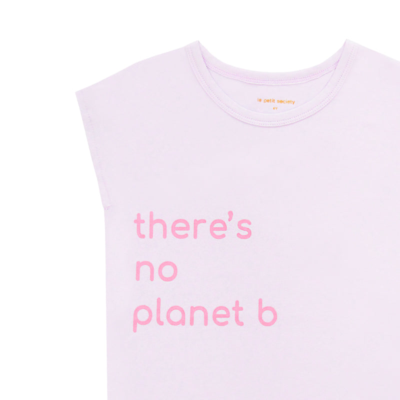 Made For Play in Girls "There's No Planet B" Drop Sleeve Tee by Le Petit Society — image 5