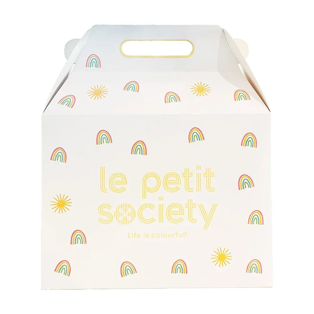 Festive Gift Box in Rainbow by Le Petit Society
