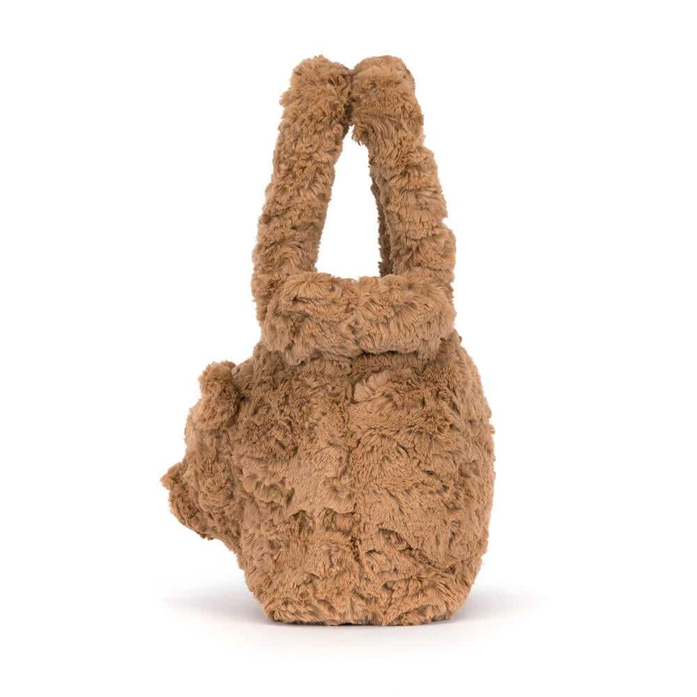 Bartholomew Bear Handbag by Jellycat – rear angle
