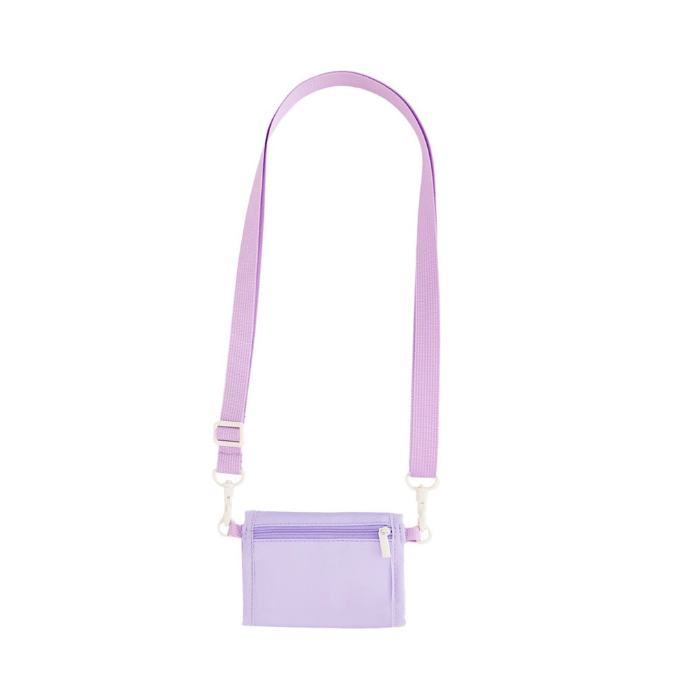 Kids Wallet With Lanyard in Lavender by Le Petit Society — image 5