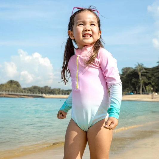 Rash Swimsuit in Pastel Gradient by Le Petit Society — image 2