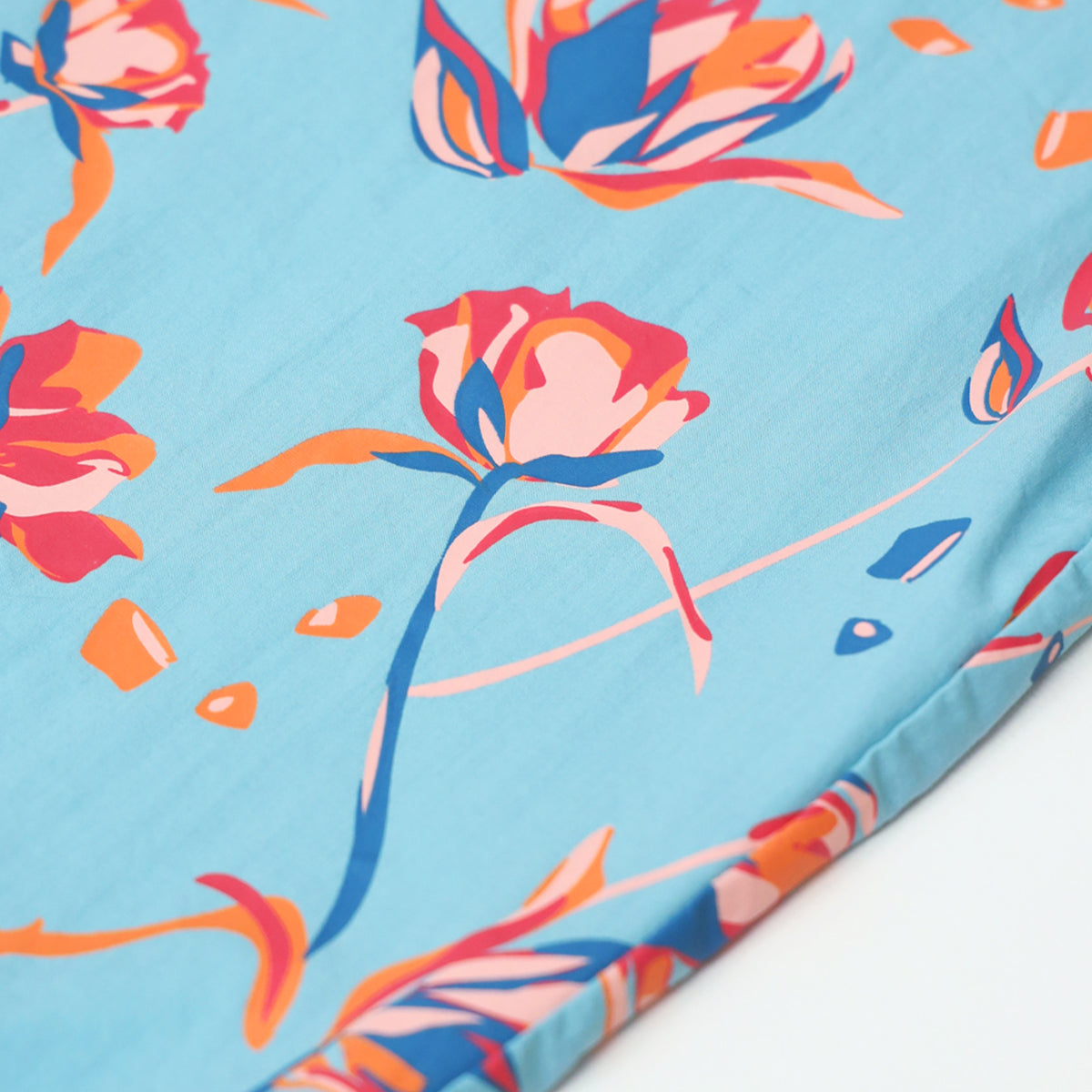Garden Series - Boys Blue Shirt in Floral Print (Personalisable) by Le Petit Society — image 7