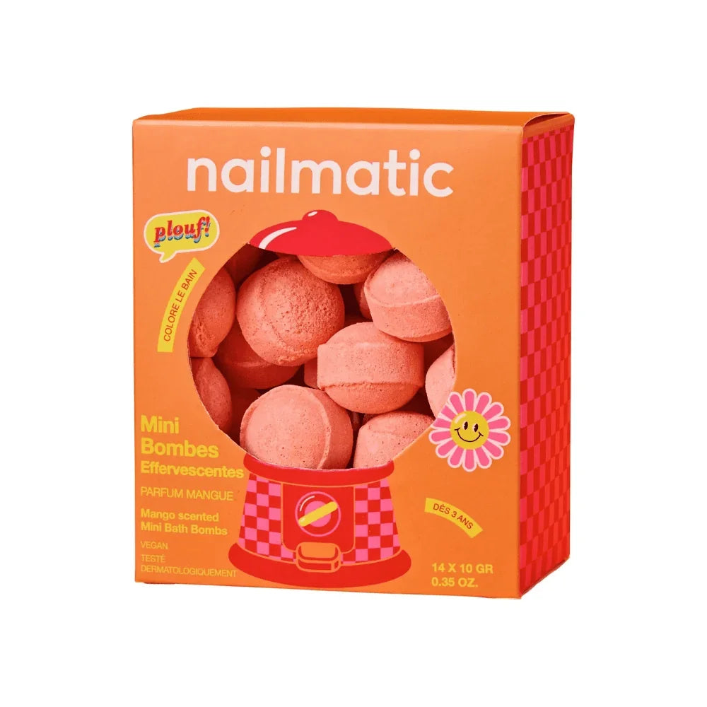 Mini Effervescent Bath Beads in Sweet Mango by Nailmatic
