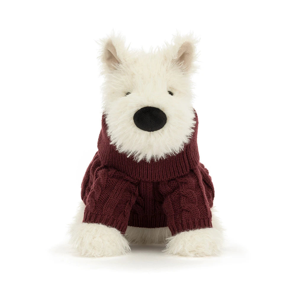 Munro Scottie Dog 'Winter Jumper' by Jellycat — image 5