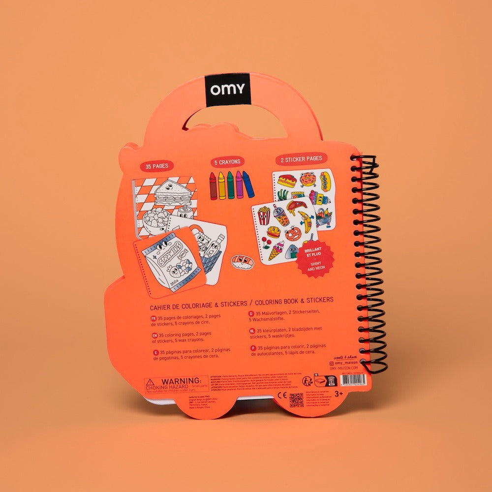 Super Colouring & Stickers Book - Yummy by OMY — image 6