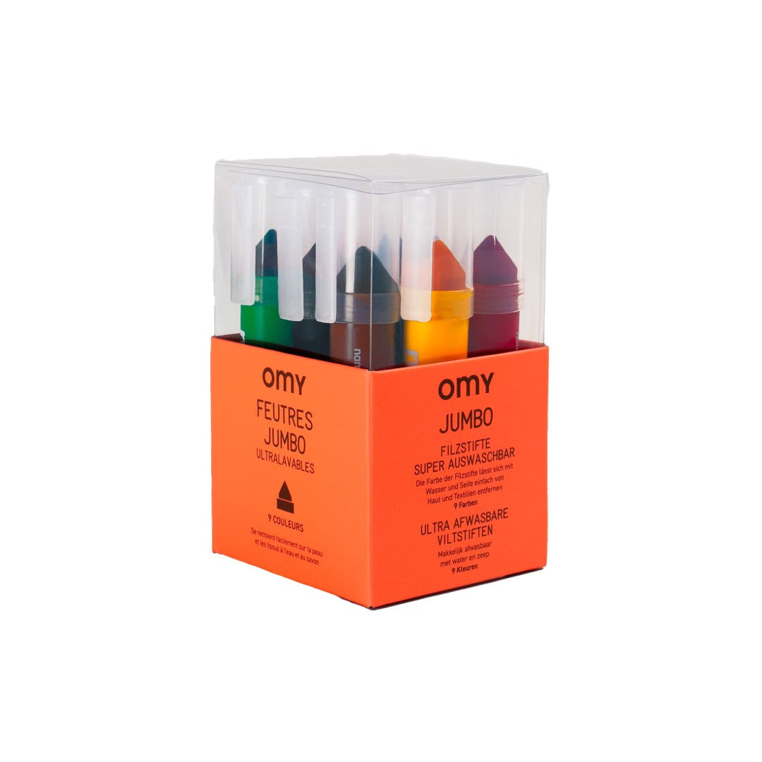 9 Jumbo Markers by OMY