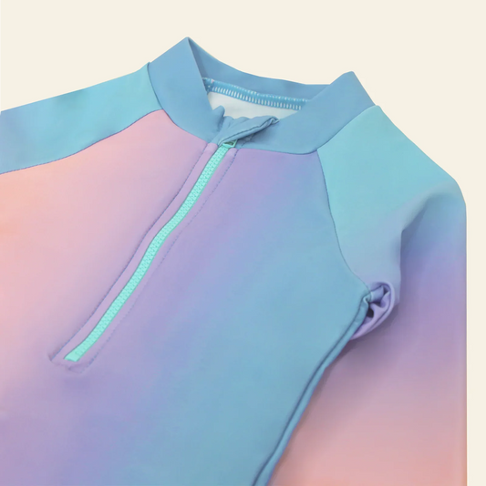 Rash Swimsuit in Lilac Gradient by Le Petit Society — image 2