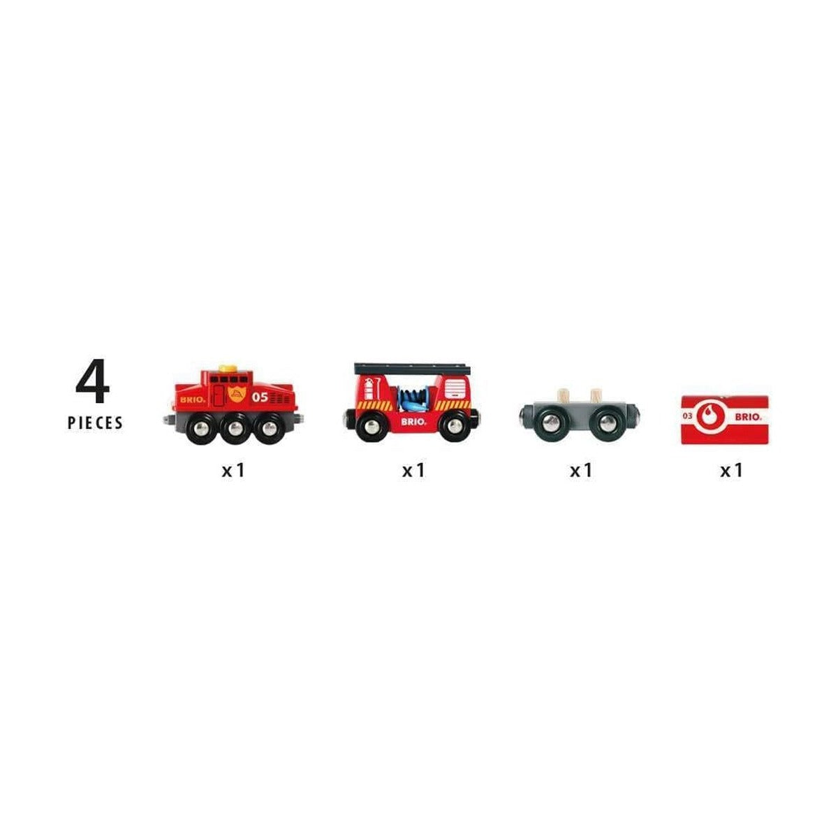 Rescue Firefighting Train by BRIO — image 5