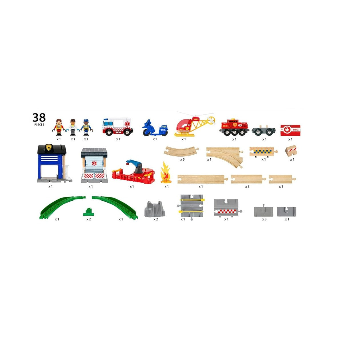 Rescue Team Train Set by BRIO — image 3