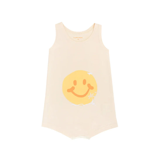 Resort Series in Baby Smiley Romper by Le Petit Society — image 2