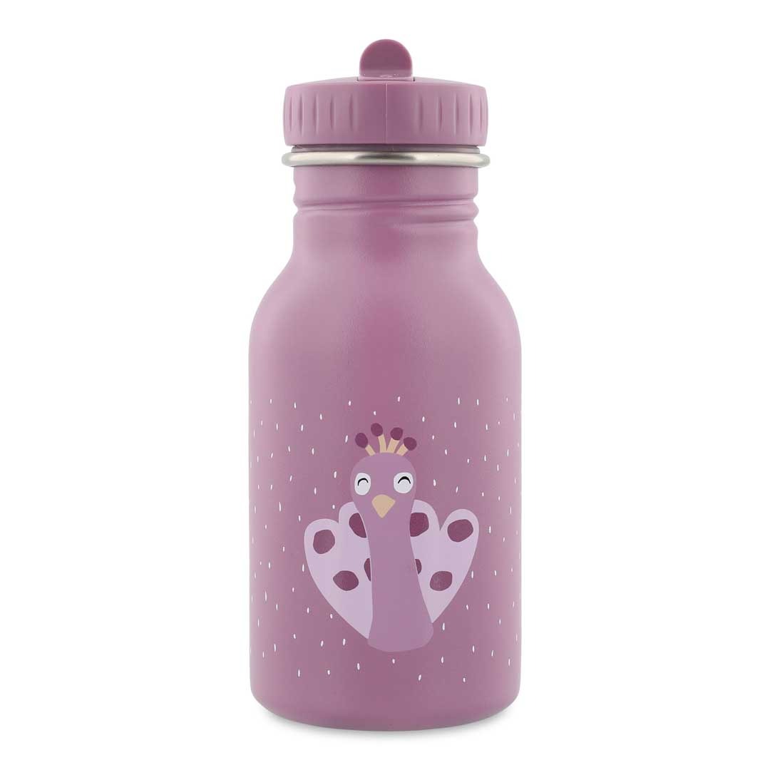 Stainless Steel Bottle (350ml) in Mrs Peacock by Trixie