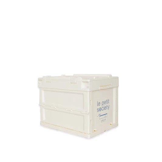 Collapsible Storage Crate (Small) in White by Le Petit Society — image 2