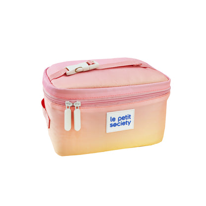 Thermal Munch Bag in Pink/Yellow by Le Petit Society — image 3