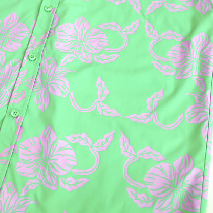 Heritage Series - Boys Shirt in Green Orchid Print by Le Petit Society — image 5