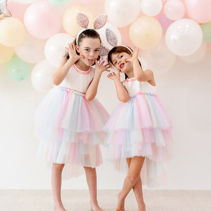 Flower Girl Series - Cascading Dress in Rainbow by Le Petit Society — image 20