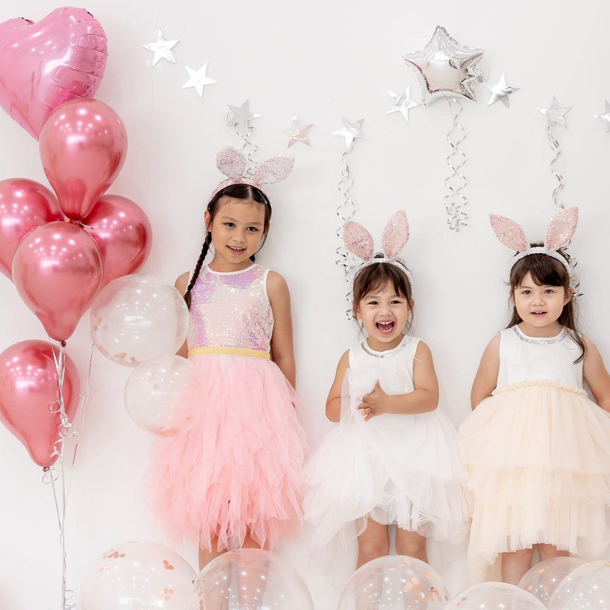 Flower Girl Series - Sequin Tutu Dress in Pink by Le Petit Society — image 11