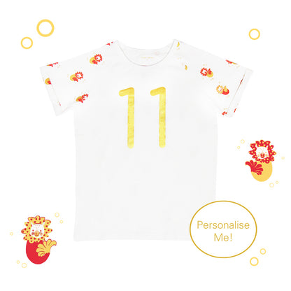 Number 11 Tee (Merlion Edition) by Le Petit Society — image 2