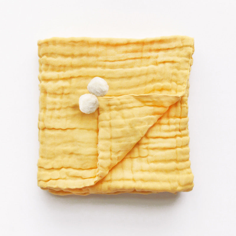 Keepsake Kids/Adult Single Blanket in Mustard by Le Petit Society — image 2