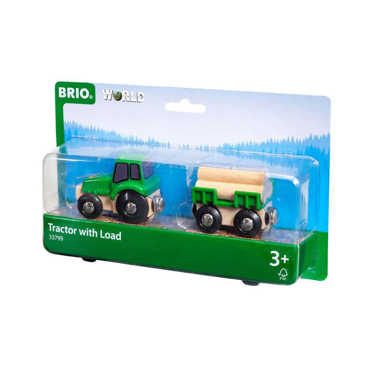 Tractor with Load by BRIO