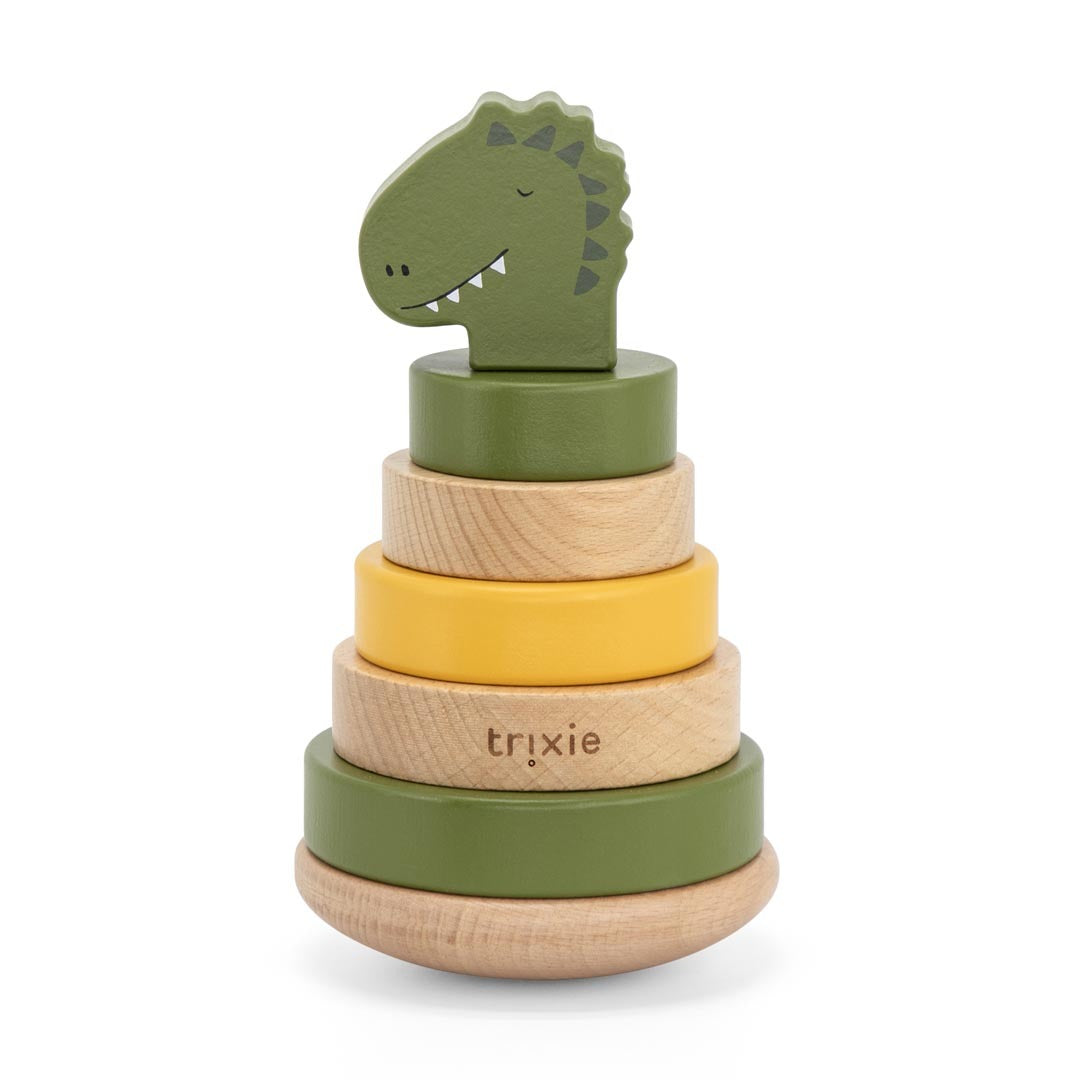 Wooden Stacking Toy - Mr Dino by Trixie