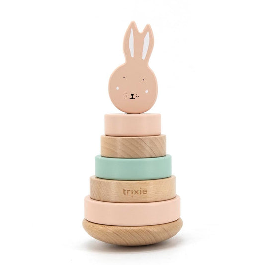 Wooden Stacking Toy - Mrs Rabbit by Trixie