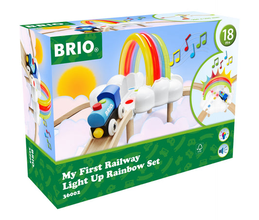 My First Railway Light Up Rainbow Set by BRIO
