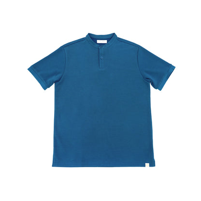 Polo Series - Men’s Polo Shirt in Blue by Le Petit Society — image 4