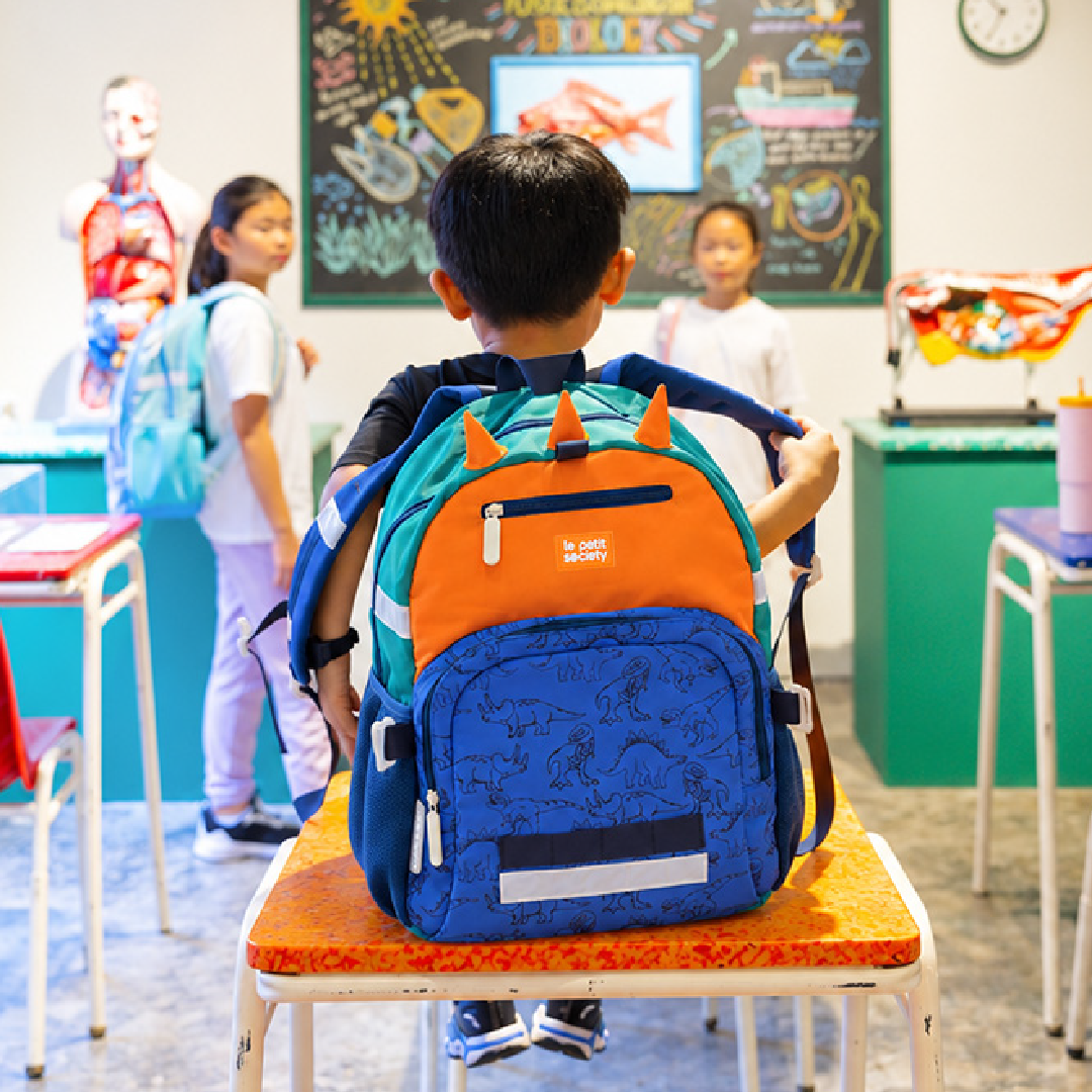 School Duo - Dino Single Pocket Backpack & Munch Mini (7-10Y)