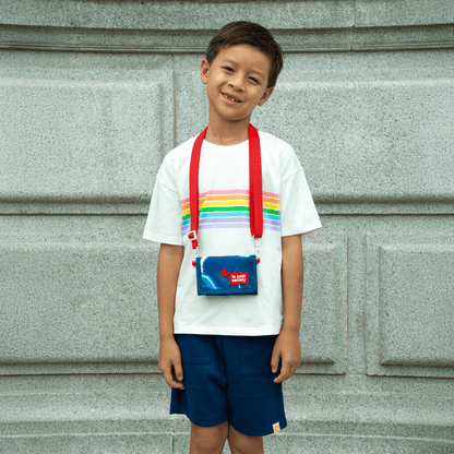 Kids Wallet With Lanyard - Spider