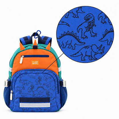 School Duo - Dino Single Pocket Backpack & Munch Mini (7-10Y)