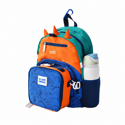 Essential School Bundle - Dino Single Pocket Backpack, Munch Mini & Pencil Case (7-10Y)