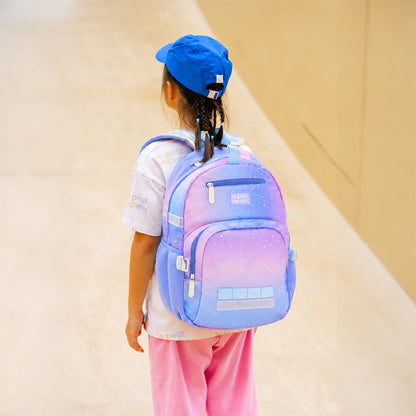 LPS Single Pocket Backpack - Metallic Galaxy (7-10Y)
