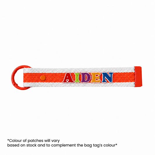 LPS Bag Tag - Orange Stripes