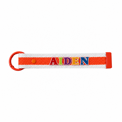 LPS Bag Tag - Orange Stripes