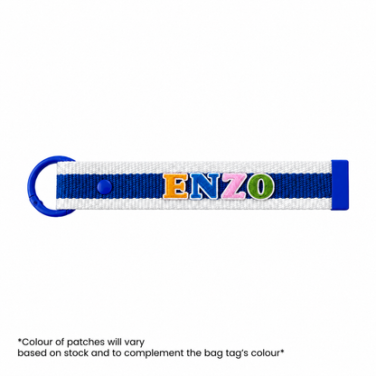 LPS Bag Tag - Royal Blue Stripes