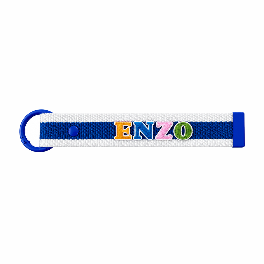 LPS Bag Tag - Royal Blue Stripes
