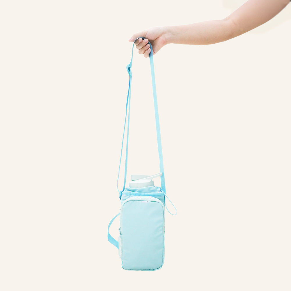 Water Bottle Sling Bag - Ice Blue (1.2L)