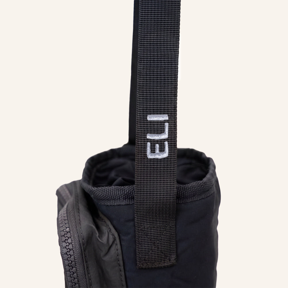 Water Bottle Sling Bag - Jet Black (1.2L)