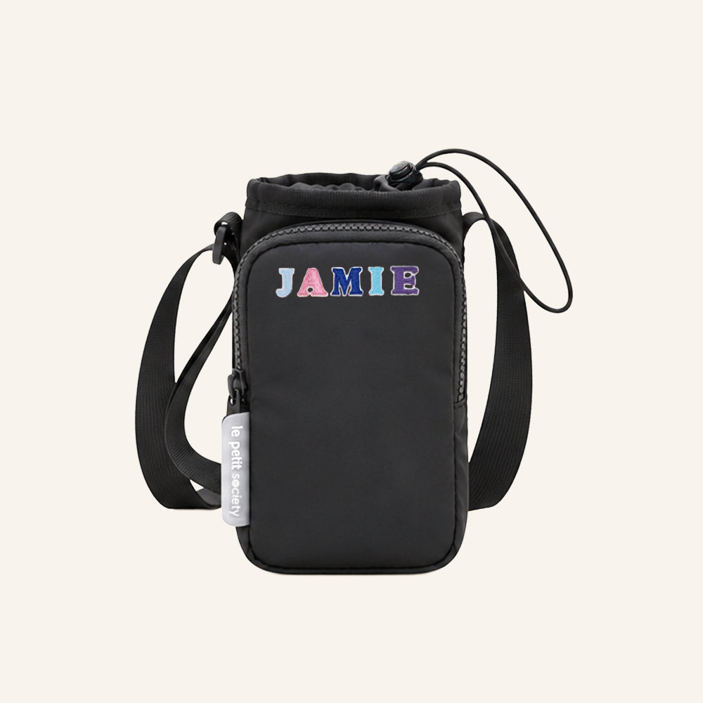 Water Bottle Sling Bag - Jet Black (1.2L)
