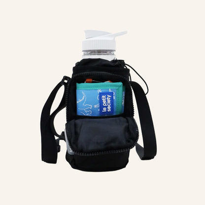 Water Bottle Sling Bag - Jet Black (1.2L)