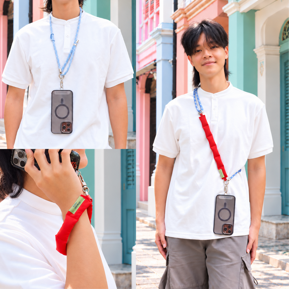 Phone Strap - Racing Red