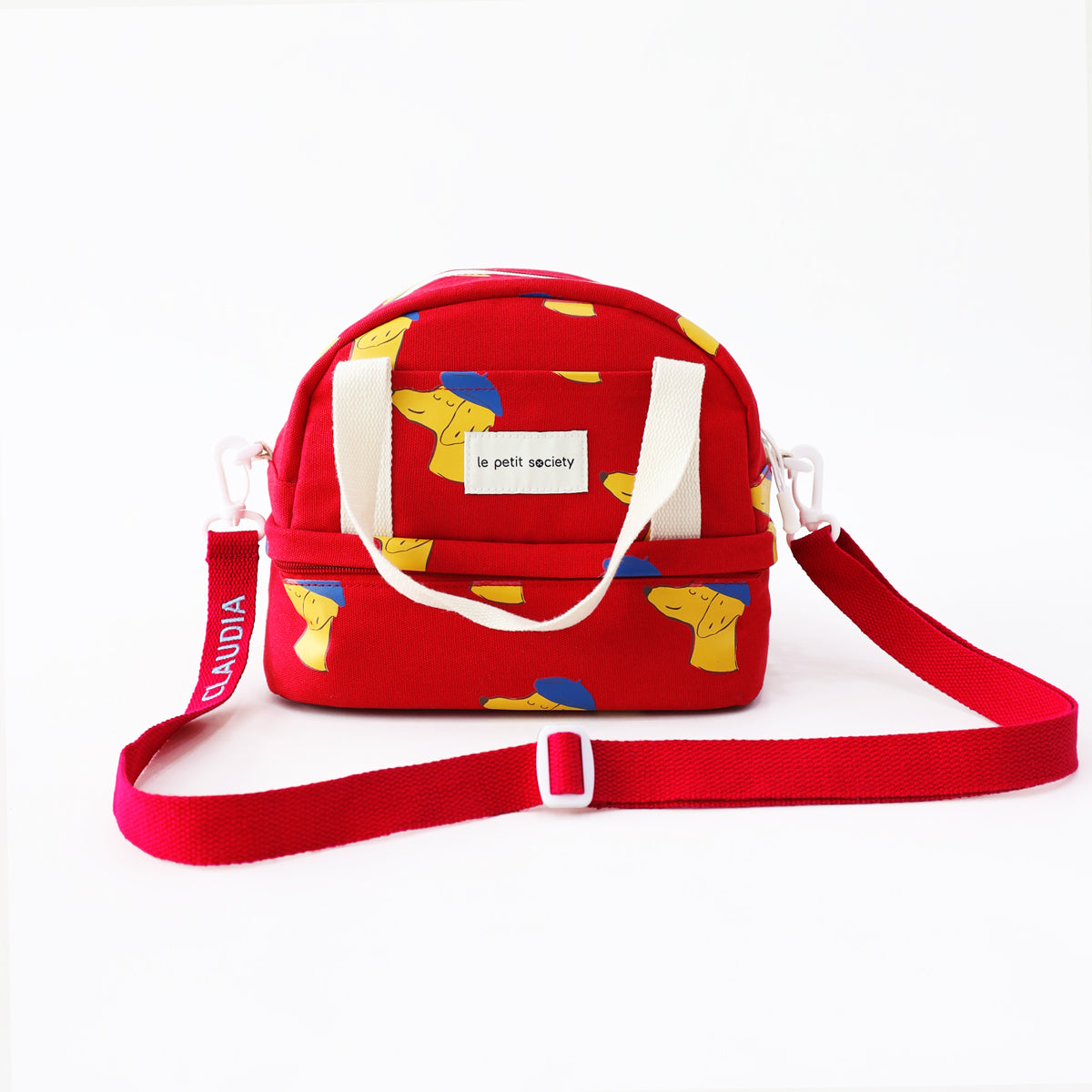 Adjustable Bag Strap in Red (Personalisable) by Le Petit Society — image 5