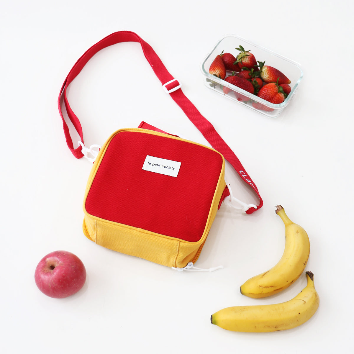 Adjustable Bag Strap in Red (Personalisable) by Le Petit Society — image 7