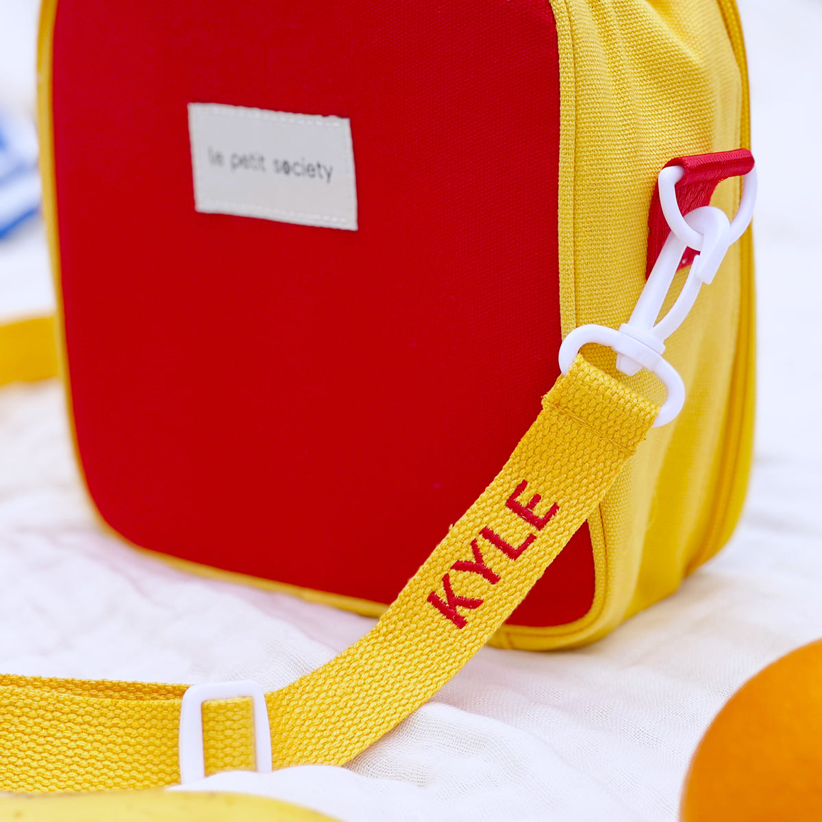 Adjustable Bag Strap in Yellow (Personalisable) by Le Petit Society — image 3