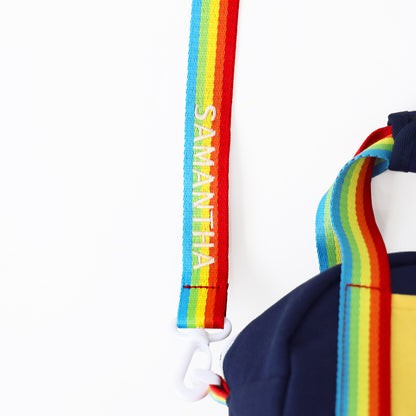 Adjustable Bag Strap in Rainbow (Personalisable) by Le Petit Society — image 3
