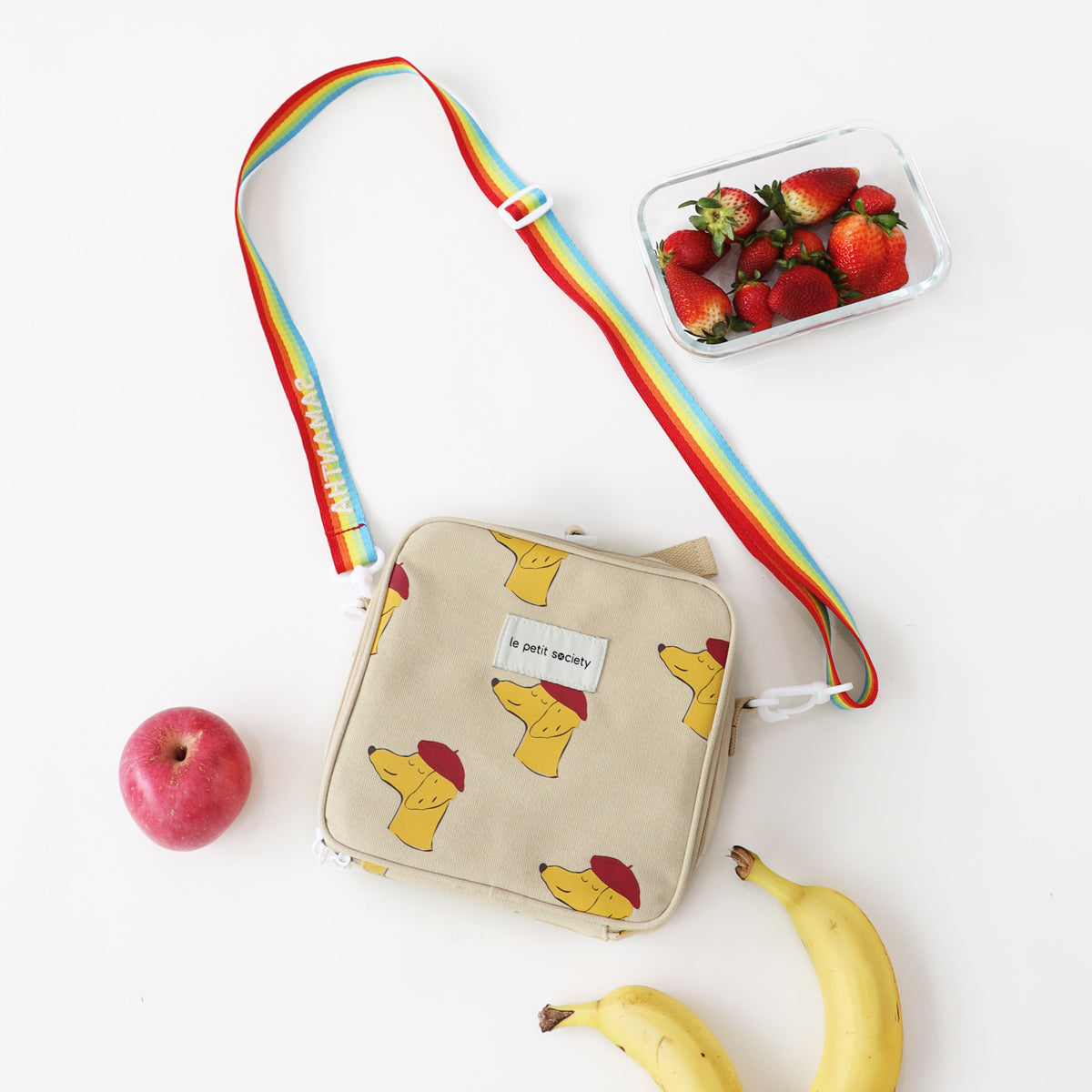 Adjustable Bag Strap in Rainbow (Personalisable) by Le Petit Society — image 8
