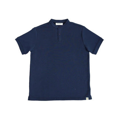 Polo Series - Men’s Polo Shirt in Navy by Le Petit Society — image 7